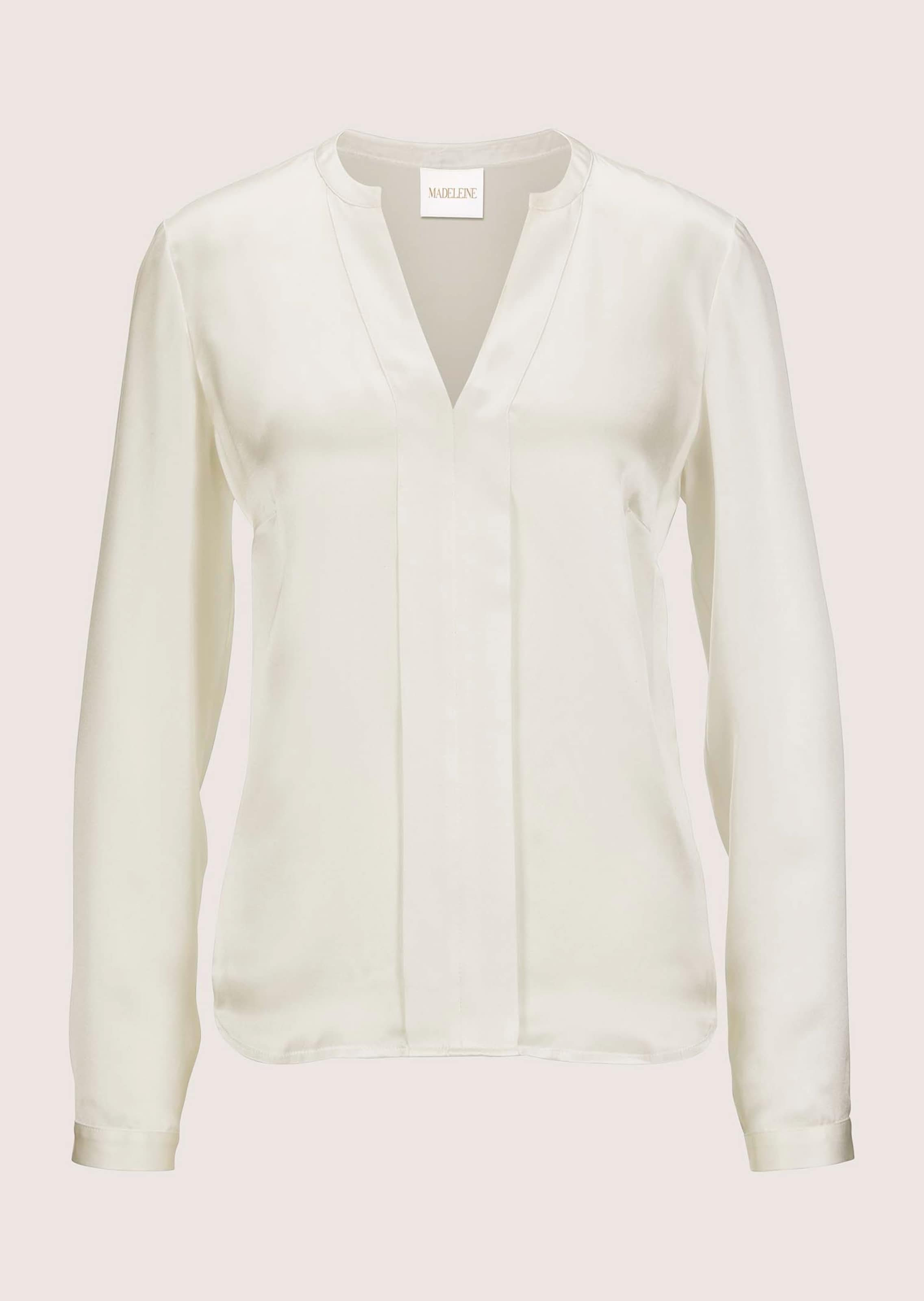 Satinbluse aus reiner Seide