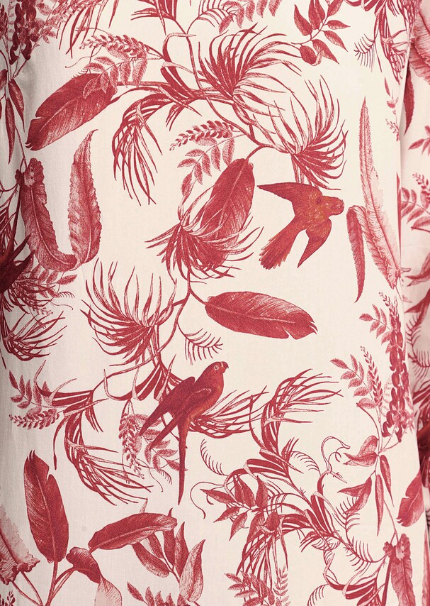 Kleid mit modischem Tropical-Dessin 4