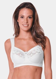 Soutien-gorge en coton et dentelle thumbnail 5