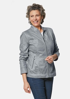 Blazer in weicher Velourslederoptik thumbnail 1