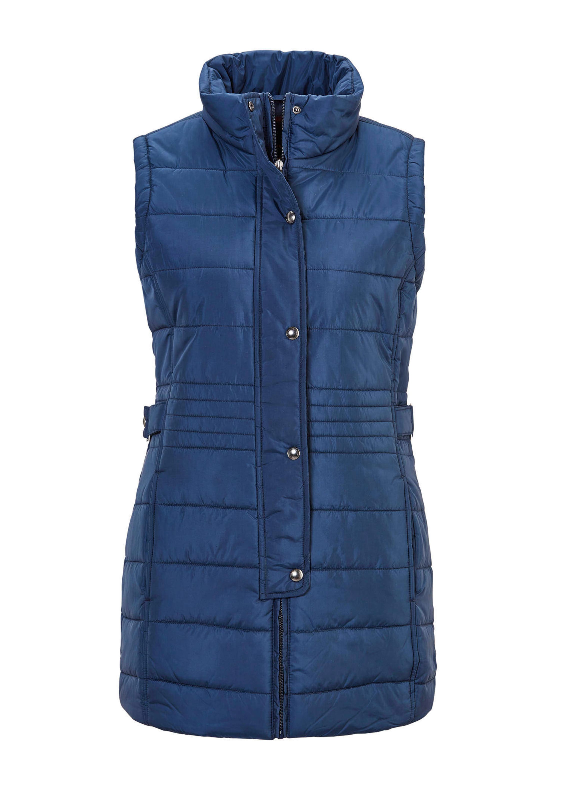 Gilet long avec surpiqûres obliques