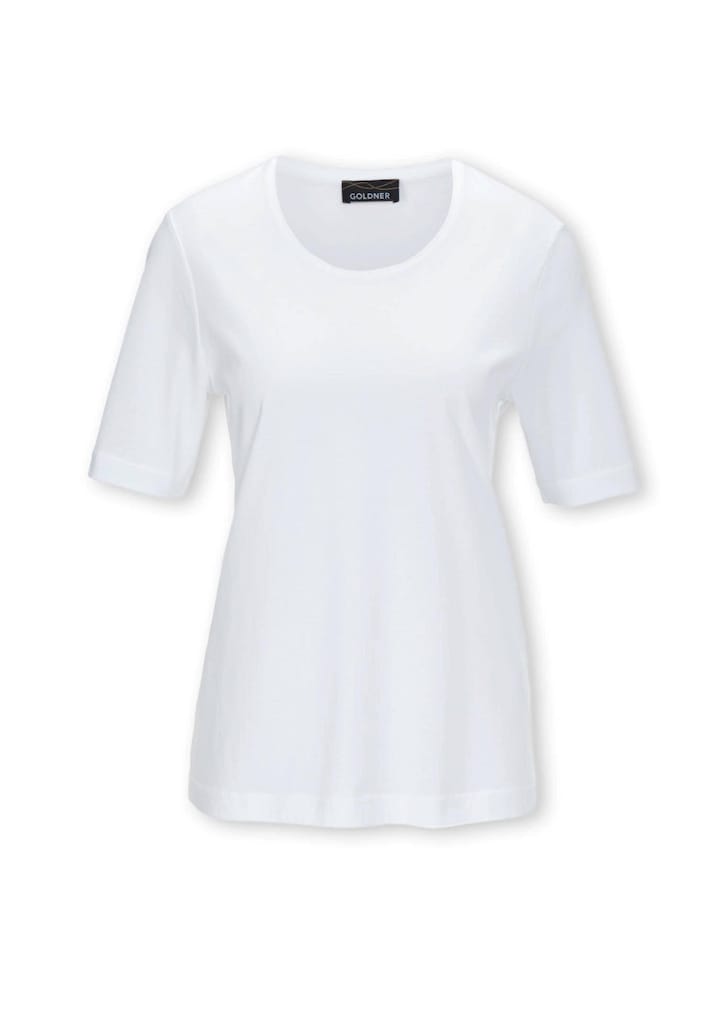Basic T-Shirt aus reiner Baumwolle