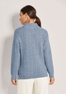 Stehkragen-Pullover mit Zopfmuster thumbnail 3