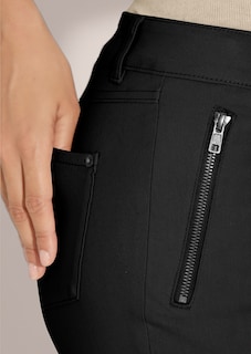 Pantalon coupe Skinny près du corps avec zip thumbnail 5