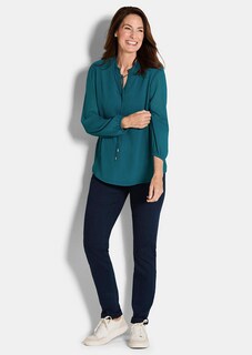Chiffonbluse mit femininem Ausschnitt thumbnail 2