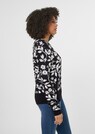 Pull jacquard à motif fleuri thumbnail 4