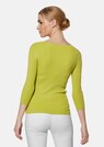 Schlanker Rippenpullover mit 3/4-Ärmeln thumbnail 3