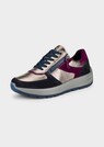 Leder-Sneaker mit Metallic-Look thumbnail 1