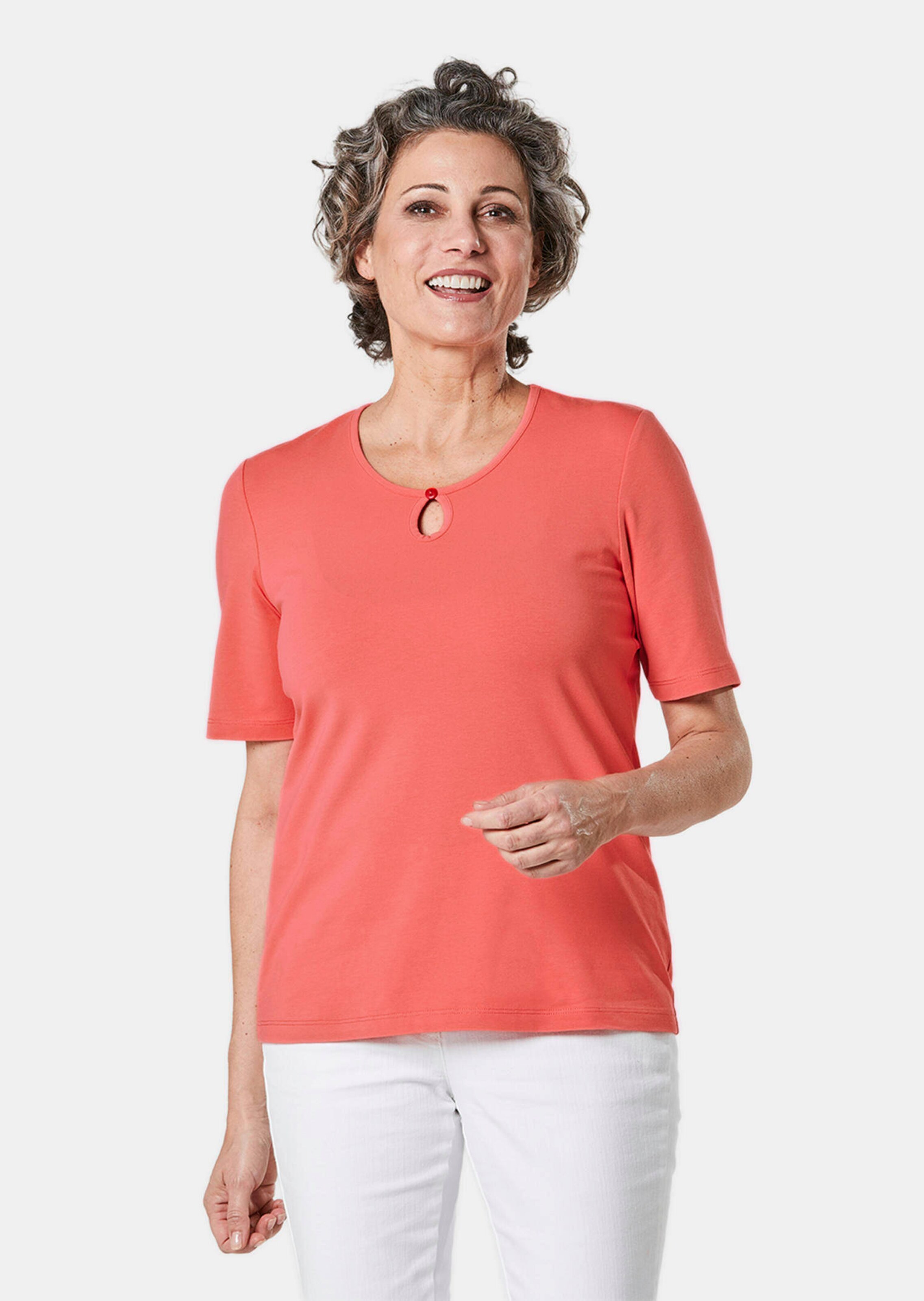 Basic T-Shirt aus reiner Baumwolle