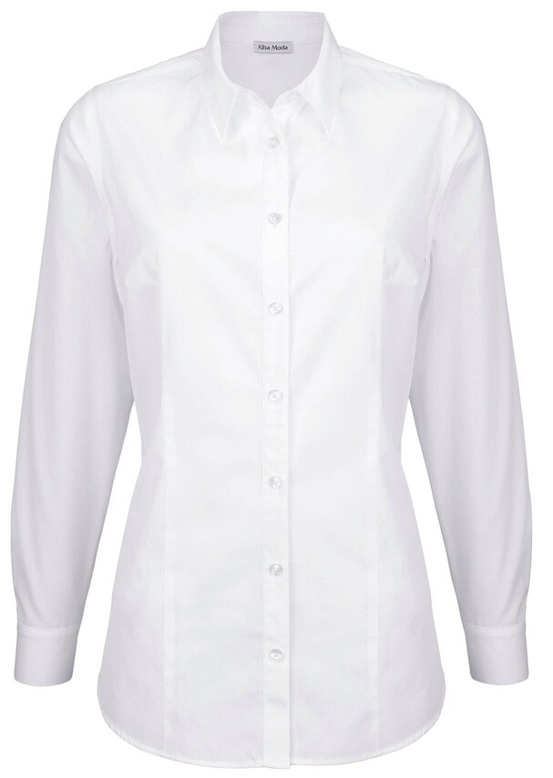 Bluse mit Hemdblusenkragen 3