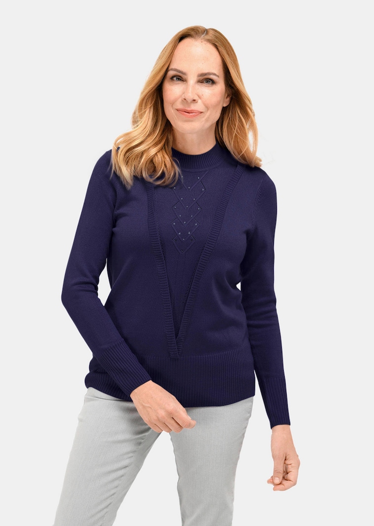 Pullover in twinsetlook