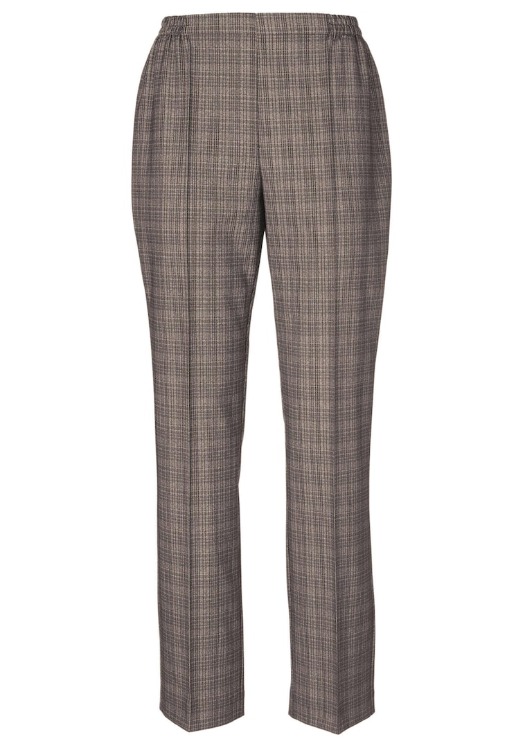 Geruite broek CARLA met Refresh-technologie