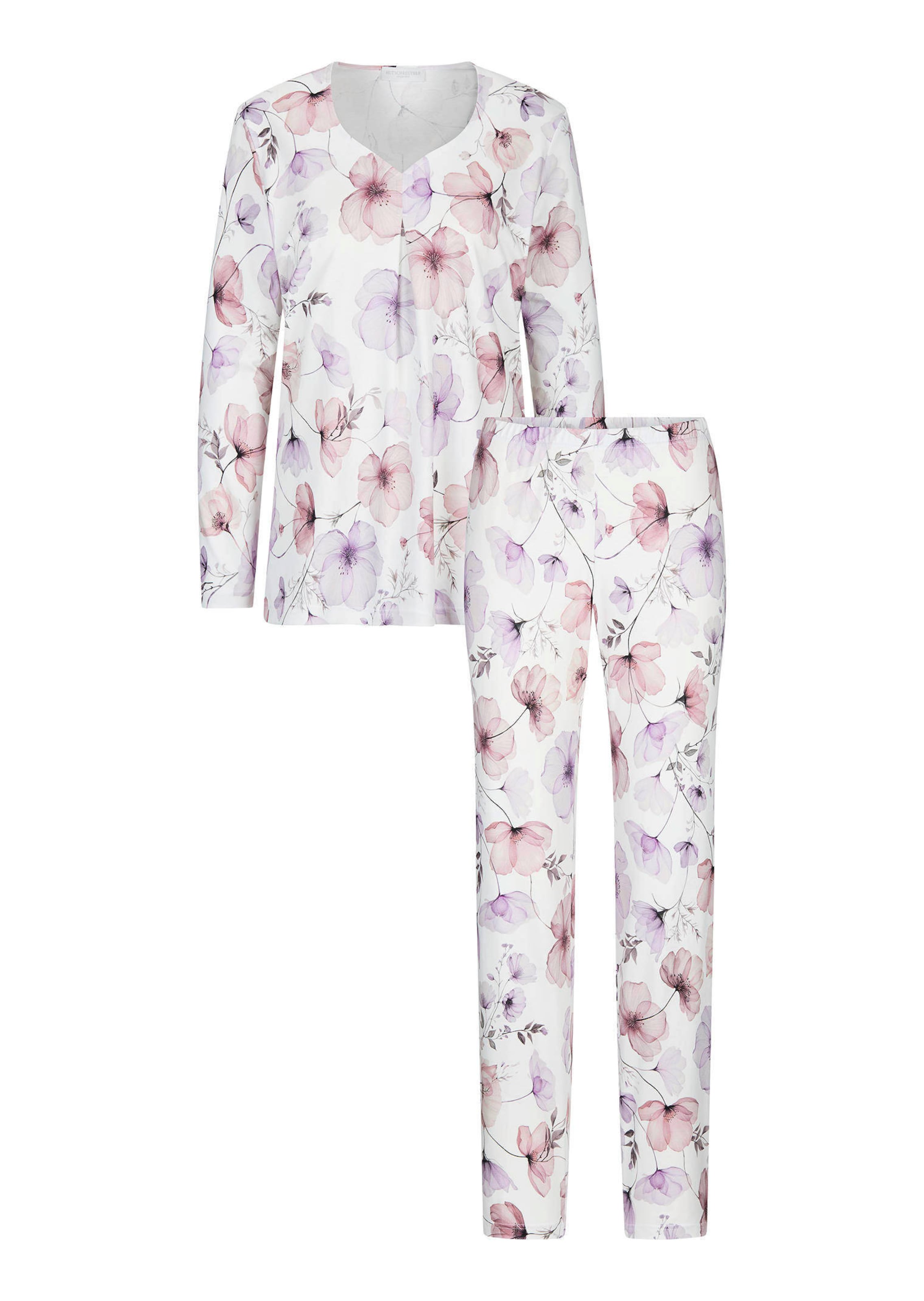 Pyjama mit hübschem Blumenmuster