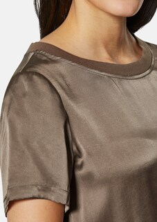 Seidenbluse mit halblangem Ärmel thumbnail 5