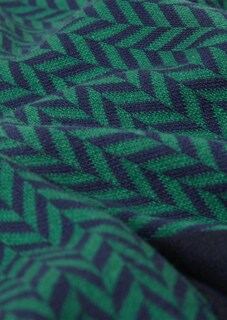 Formstabile Jerseyhose in trendigem Materialmix thumbnail 3