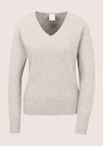 Schurwoll-Pullover mit V-Ausschnit thumbnail 6
