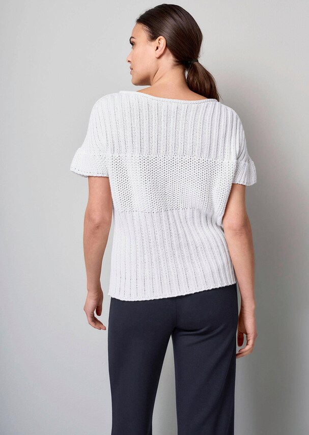Pullover mit Strukturmix 2