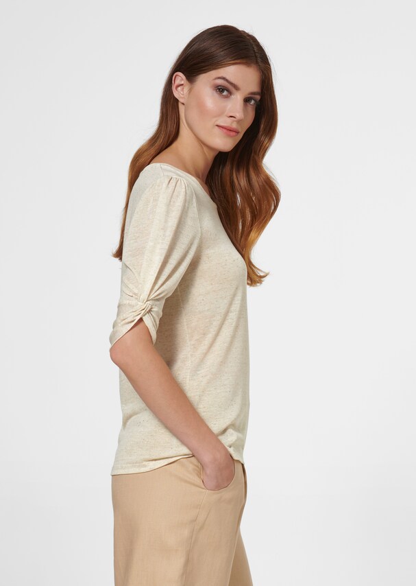 Half-sleeved shirt with knot details 3
