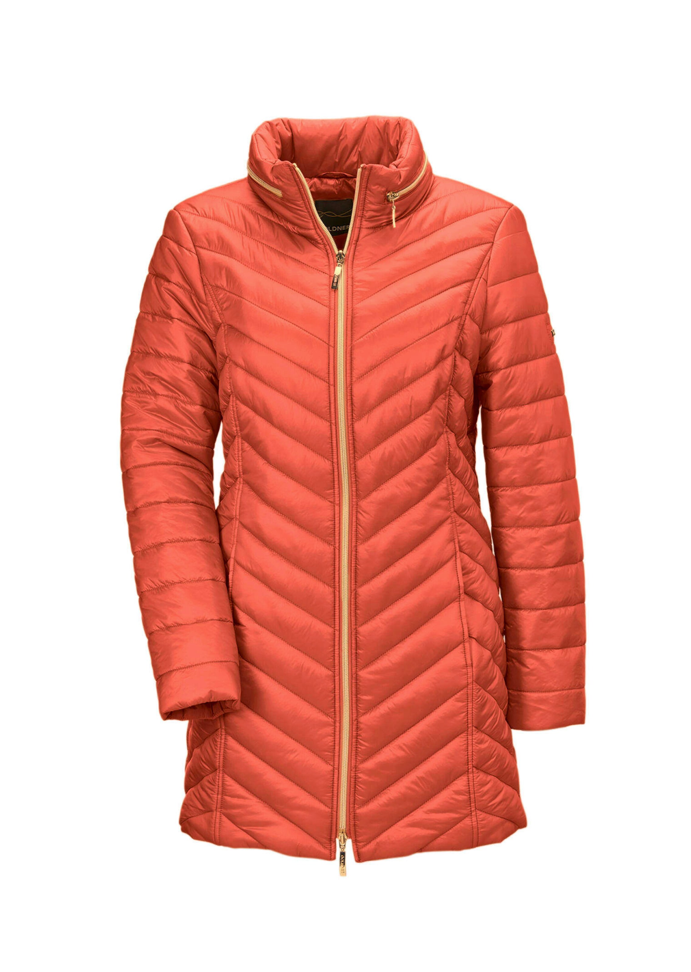 Figurschmeichelnde, leichte Longsteppjacke