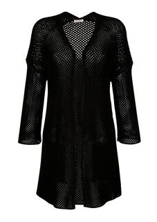 Strickjacke mit offenem Lochmuster thumbnail 6