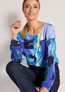 Blouse en viscose avec encolure bateau thumbnail 4