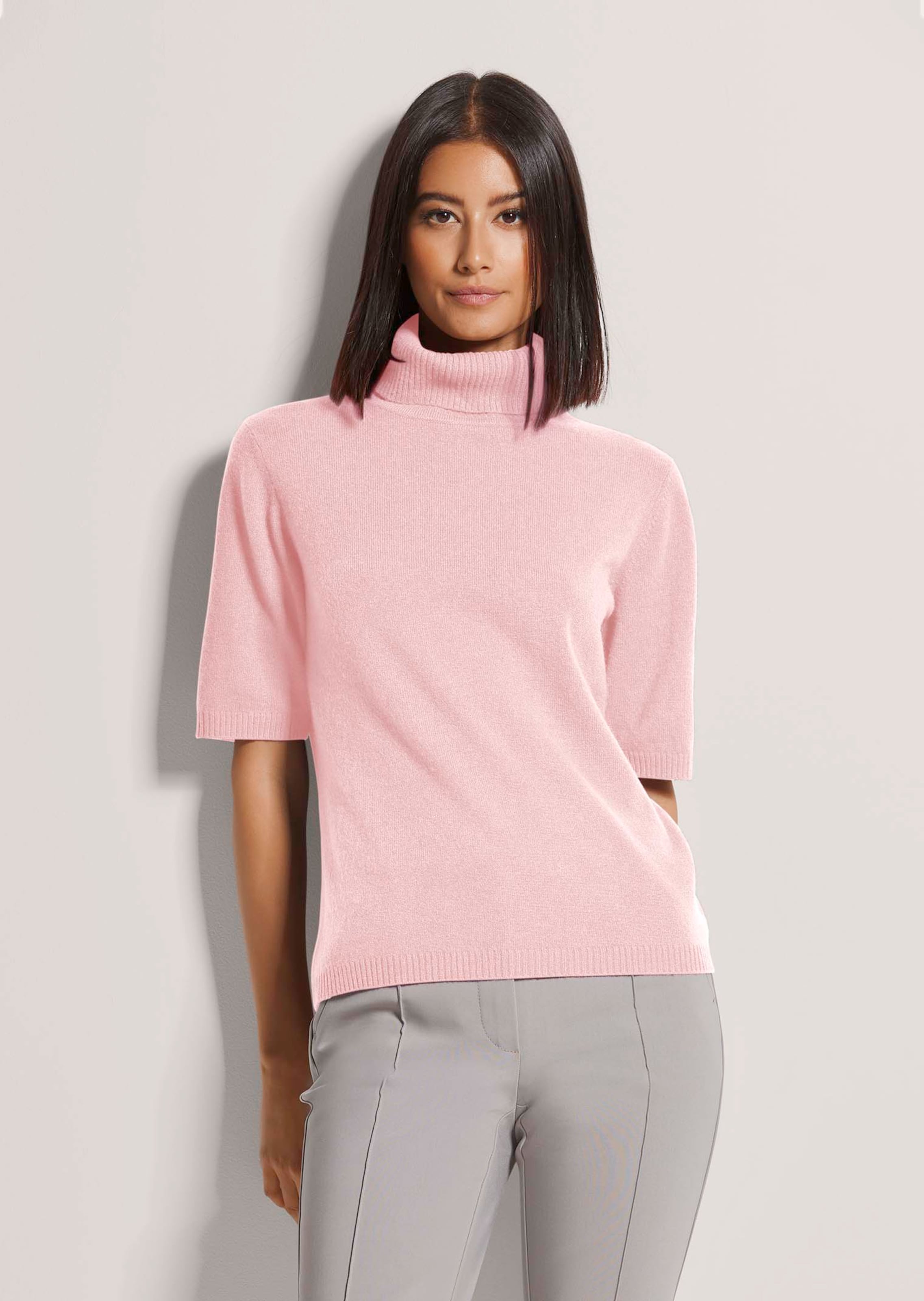 Pull en cachemire à col roulé