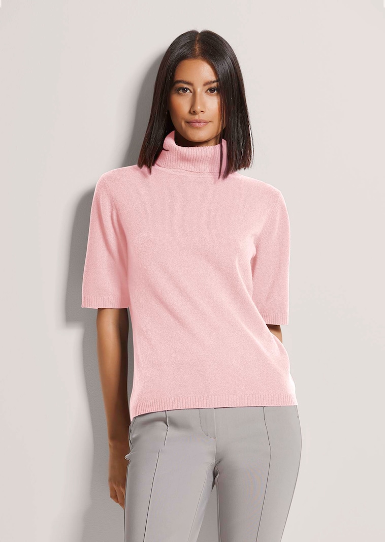 Kaschmirpullover mit Rollkragen