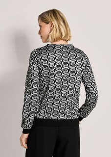 Sweatshirt mit Retro-Muster thumbnail 3