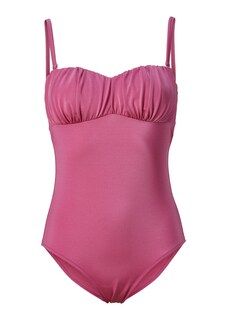 Bandeau-Badeanzug mit Raffung thumbnail 1