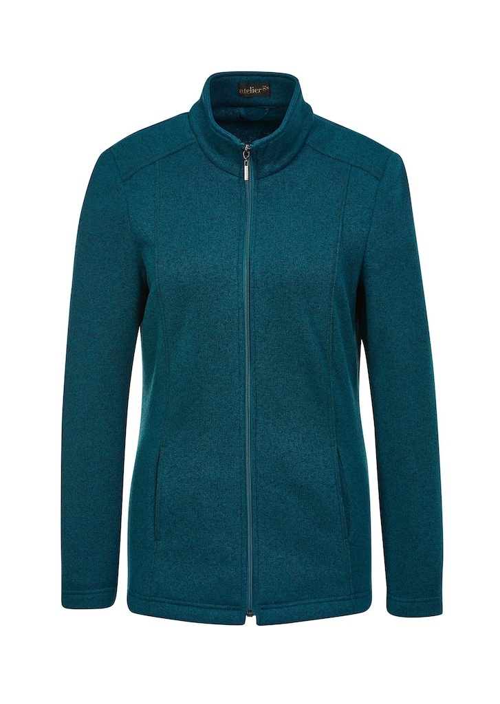 Kuschelweiche Strickfleece-Jacke