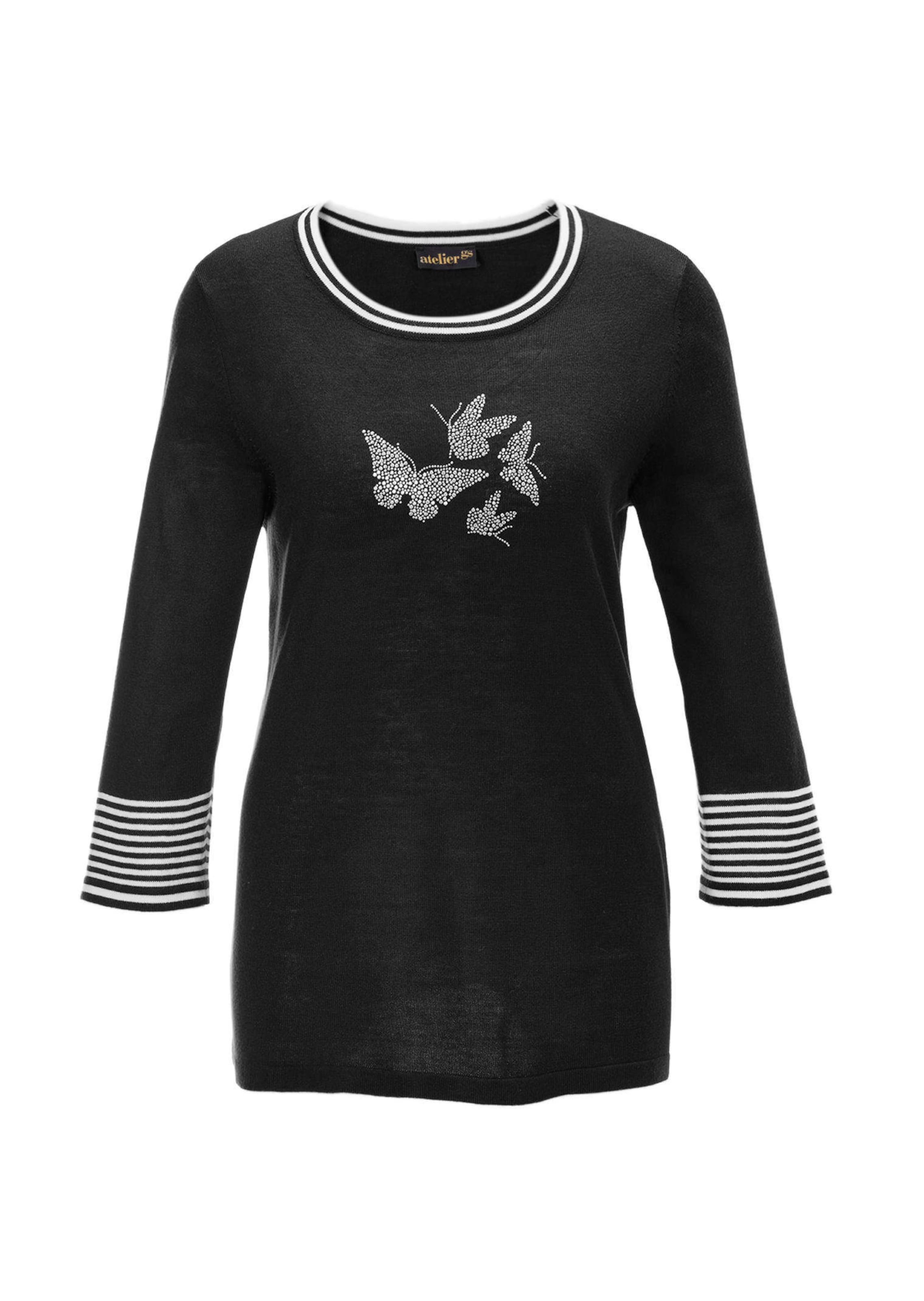 Pullover mit femininem Motiv