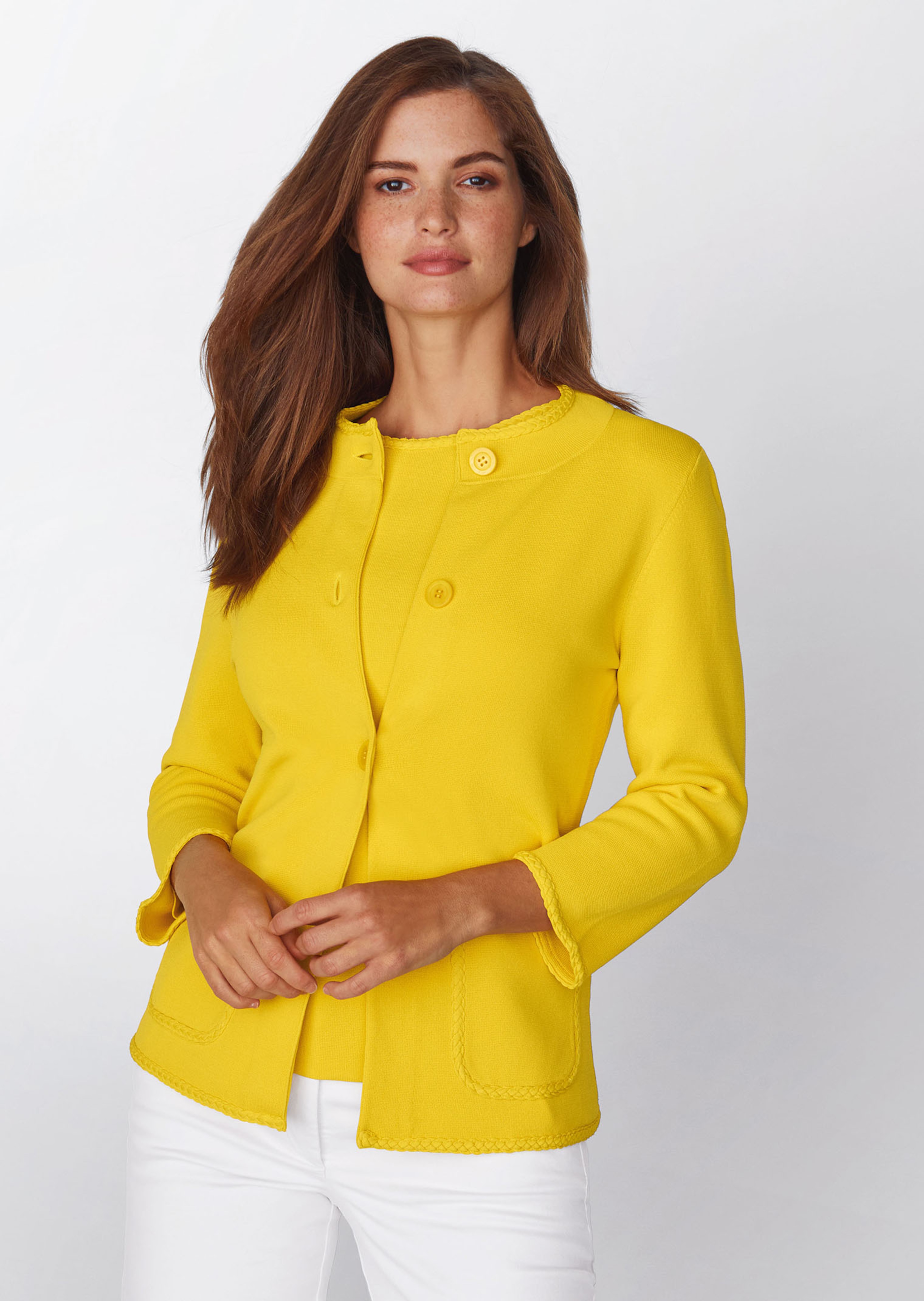 Pullover mit Flechtung
