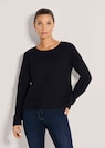 Rippenstrick-Pullover mit Zopfdetails thumbnail 1