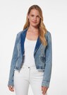 Jeansblazer mit Wascheffekten thumbnail 1