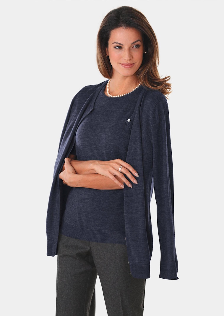 Twin-set en laine mérinos