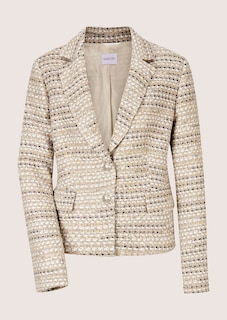 Blazer en tweed structuré thumbnail 6