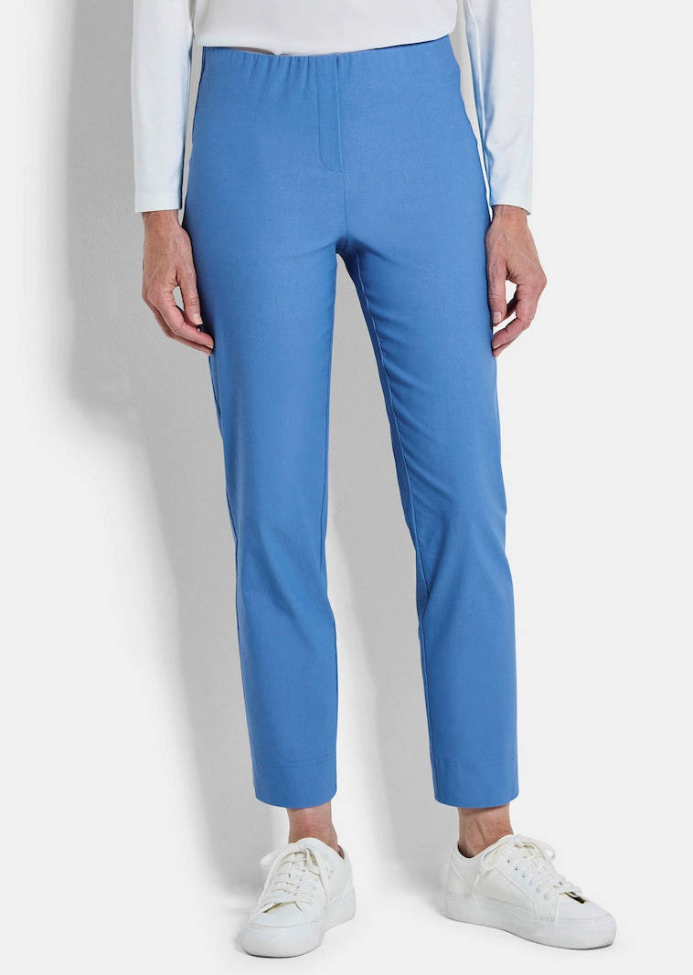 Pantalon 7/8 LOUISA en bengaline, avec taille élastique
