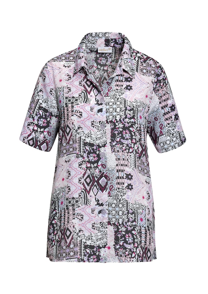 Lichte blouse met klassieke overhemdkraag 5