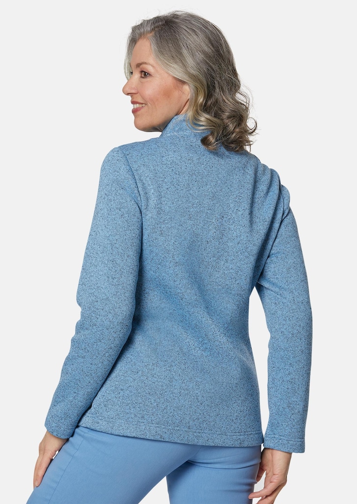 Kuschelweiche Strickfleece-Jacke