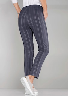 Pantalon structuré en tissu élastique thumbnail 7