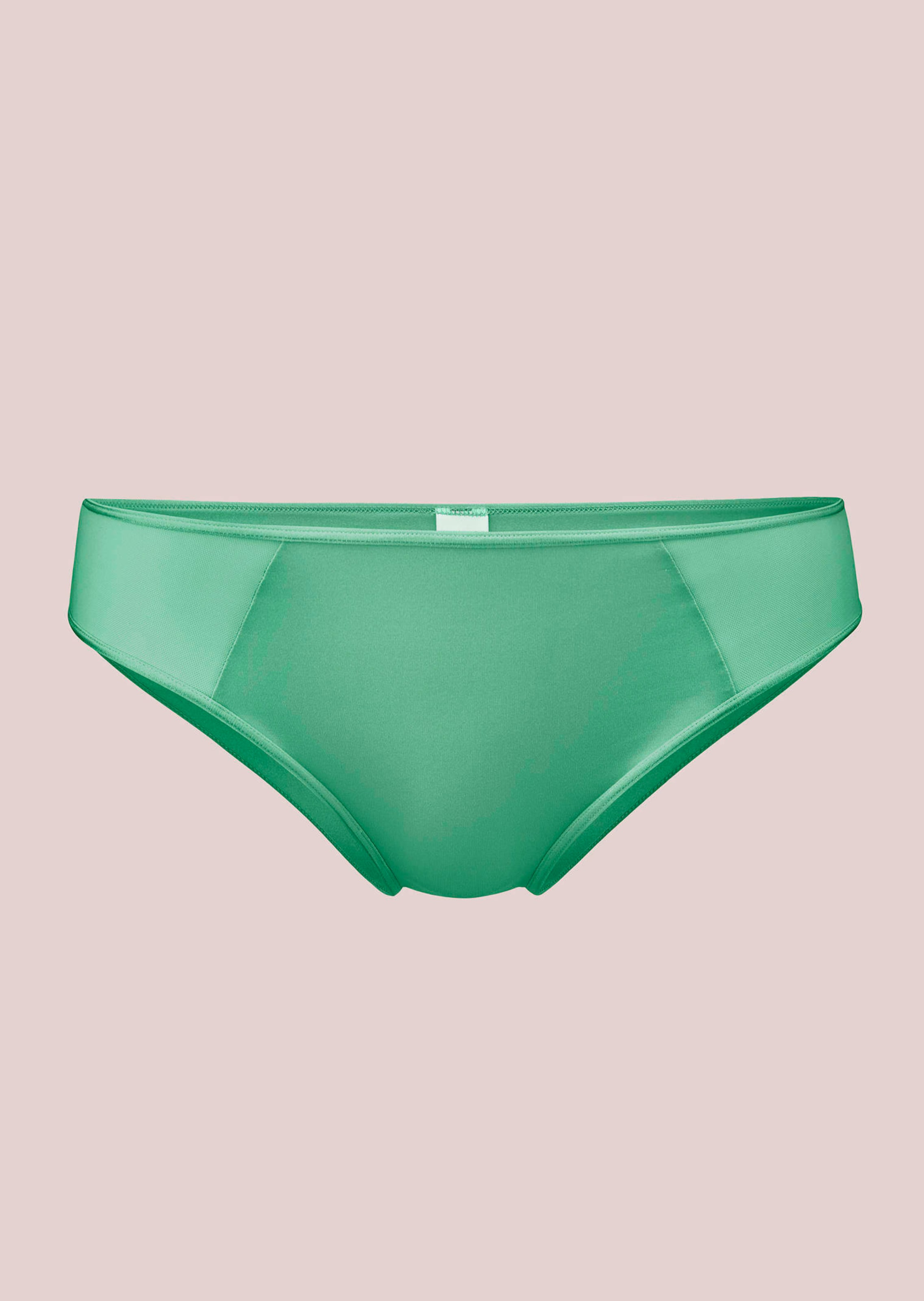 Slip taille basse en microfibre brillant