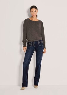 Kaschmirpullover mit Fledermausärmeln thumbnail 2