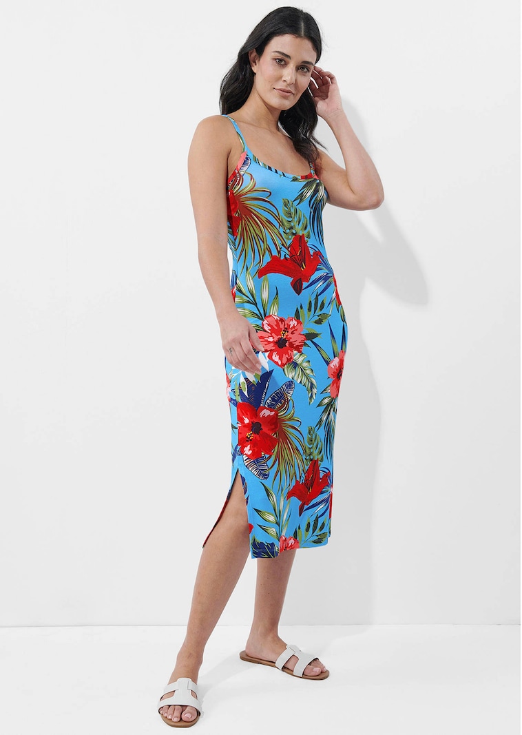 Bedrucktes Strandkleid