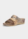 Mules en cuir avec semelle à mémoire de forme thumbnail 1