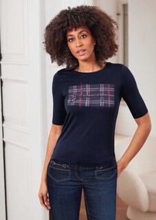 Halbarm-Shirt mit Unikat-Print thumbnail 6