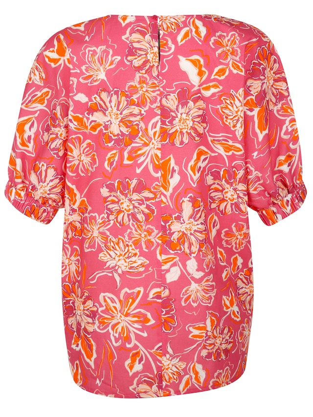 Bluse mit Gummizug am Ärmel 5