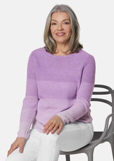 Leichter Strickpullover mit modernem Farbverlauf thumbnail 4