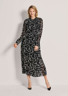 Langes Kleid in Wickeloptik thumbnail 1