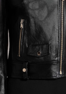Biker-Jacke aus Lammnappaleder thumbnail 5