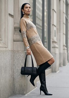 Kleid mit Hahnentritt-Muster thumbnail 1